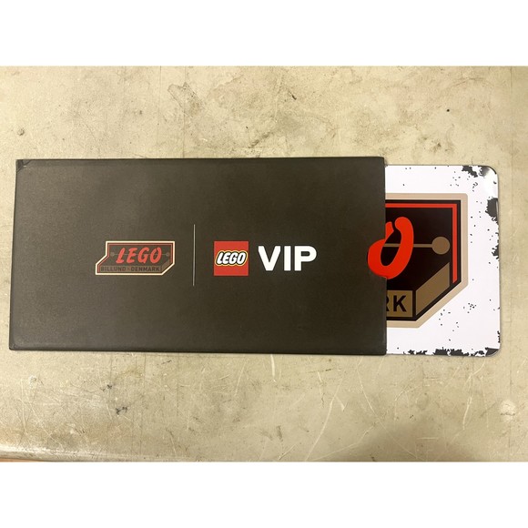 LEGO 5007016 1950's Retro Tin Sign Billund Denmark License Plate VIP EXCL GWP - Picture 2 of 5